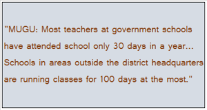 Teacher absenteeism is high: case of Mugu district (Himalayan Times, 19.12.13)