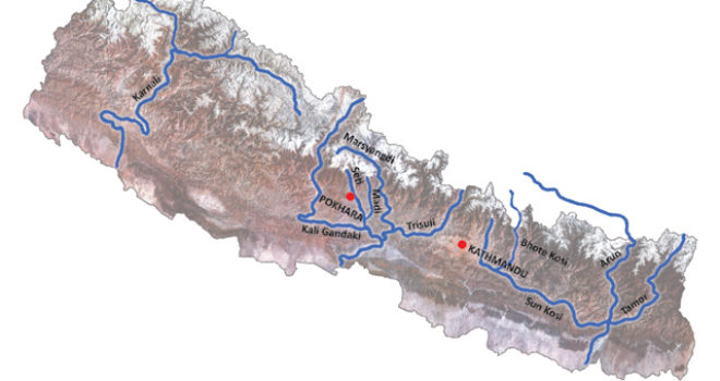 Best white water in Nepal: map of the rivers to raft.