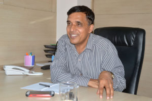 Balananda Poudel, chief of the Local Bodies Restructuring Commission, was just about to release the commission's report 