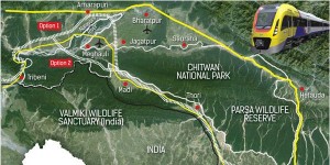 Jungle in jeopardy: proposed plan for highway and railway 