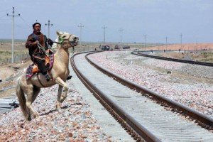 On the Tibetan plateau, China is extending railway links to the Nepalese border