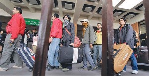 Remittance incomes allow more rural families to migrate to city and towns: migrant workers on their way