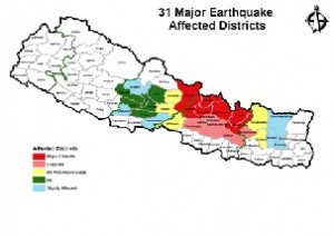 Sushil Gyawali, CEO of the NRA - finally revived in December - pledges immediate relief to the affected districts